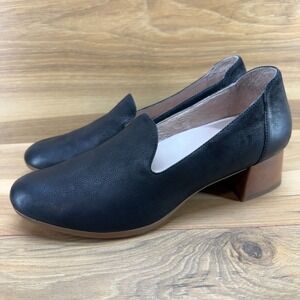 Dansko Preston Black Leather Pumps 9 EU 39 Slip On Comfort Shoes